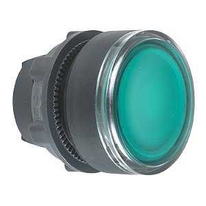 Cabeçote Para Botão Luminoso Ø22Mm Plástico, Faceado, Com Retenção, Verde ZB5AH033 SCHNEIDER
