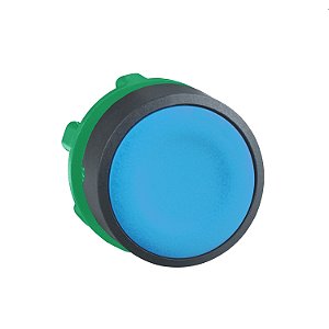Cabeçote Para Botão Ø22Mm Plástico, Faceado, Retorno Por Mola, Azul ZB5AA6 SCHNEIDER