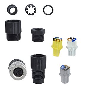 Conector M8 Cotoveloovelo 3 Pinos Metalic XZCC8FDM30V SCHNEIDER