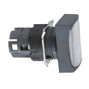 Cabecote Para Botao 16Mm Luminoso Retangular Branco ZB6DF1 SCHNEIDER