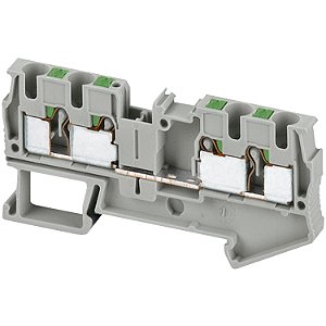 Conector Pressao 1 Nivel 4Mm 4 Pontos Cinza NSYTRP44 SCHNEIDER