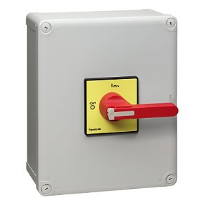 Interruptor Seccionador Vario Em Cofre Ip65 140A Manopla Vermelha VCF6GEN SCHNEIDER