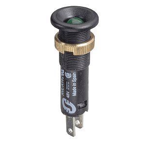 Sinalizador Ø8Mm Plástico, Led Saliente, Verde, 12Vcc XVLA123 SCHNEIDER