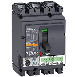 Disjuntor Nsx250R Micrologic6.2E 100A 3P3D LV433524 SCHNEIDER