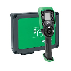 Estacao Base Com Botoeira Wireless 12 Botoes Lcd 18 Saidas Plugue Industrial XARS12D18H SCHNEIDER