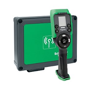 Estacao Base Com Botoeira Wireless 8 Botoes Lcd 18 Saidas Plugue Industrial XARS8D18H SCHNEIDER