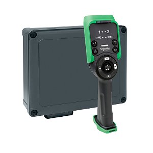 Estacao Base Com Botoeira Wireless 8 Botoes Led 12 Saidas Plugue Industrial XARS8L12H SCHNEIDER