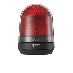 Rotating Beacon, 100 Mm, Red, Without Buzzer, 12...24 V Dc XVR3B04 SCHNEIDER