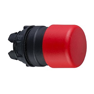 Cabeçote Para Botão Ø22Mm Plástico, Retorno Por Mola, Cogumelo Ø30Mm, Vermelho ZB5AC44 SCHNEIDER