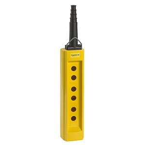Botoeira Pendente Plastica 6 Furos Vazia XACB06 SCHNEIDER