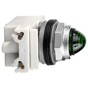 Sinalizador 30Mm Metalico Com Trafo 220 6V Verde 9001KP7G9 SCHNEIDER