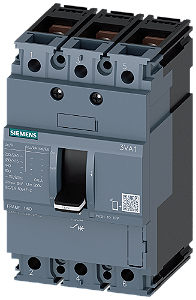 Disjuntor Iec Frame 160 Classe Da Capacidade De Interrupção S Icu 36kA 415V De 3 Polos Proteção De Sistemas TM210 Ftfm In 80A Proteção Contra Sobrecarga Ir 80A Ajustado De Modo Fixo Proteção Contra Curto-Circuito Ii 10 X In 3VA1180-4ED32-0AA0 Siemens