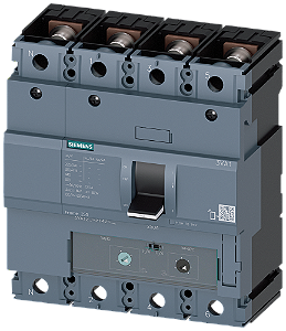 Disjuntor Iec Frame 250 Classe Da Capacidade De Interrupção M Icu 55kA 415V De 4 Polos Proteção De Sistemas TM240 Atam In 250A Proteção Contra Sobrecarga Ir 175A 250A Proteção Contra Curto-Circuito Ii 5 10 X In Proteção De 3VA1225-5GF42-0AA0 Siemens