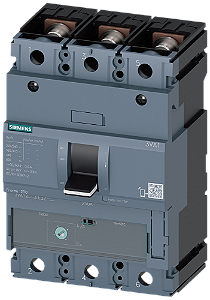 Disjuntor Iec Frame 250 Classe Da Capacidade De Interrupção H Icu 70kA 415V De 3 Polos Proteção De Sistemas TM220 Atfm In 250A Proteção Contra Sobrecarga Ir 175A 250A Proteção Contra Curto-Circuito Ii 10 X In Conexão 3VA1225-6EE32-0AA0 Siemens