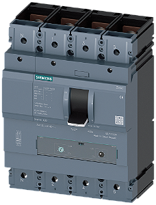 Disjuntor Iec Frame 400 Classe Da Capacidade De Interrupção S Icu 36kA 415V De 4 Polos Proteção De Sistemas TM240 Atam In 320A Proteção Contra Sobrecarga Ir 224A 320A Proteção Contra Curto-Circuito Ii 5 10 X In Condutor N 3VA1332-4EF42-0AA0 Siemens