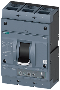 Disjuntor Iec Frame 1000 Classe Da Capacidade De Interrupção M Icu 55kA 415V De 3 Polos Proteção De Sistemas ETU330 Lig In 800A Proteção Contra Sobrecarga Ir 320A 800A Proteção Contra Curto-Circuito Ii 1,5 10 X In Proteção 3VA2580-5HM32-0AA0 Siemens