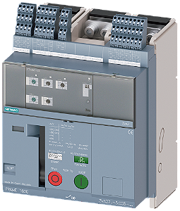 Disjuntor De Montagem Fixa Compacto Frame 1600 Com Rtc E 4AUX Contato De Sinal De Disparo S24 Icu H Icu 85kA 415V De 3 Polos ETU350 Lsi In 1250A Interruptor Giratório De Codificação Ir 500 1250A Isd 1 10xIn Ii 1,5 15xIn 3VA2712-2AC03-0AA0 Siemens