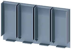 Placa De Isolamento Estendida De 4 Polos 1 Peça Acessórios Para 3VA51 Disjuntores Compactos Sentron - Um Sistema Para Todas As Aplicações 3VA9131-0WJ40 Siemens