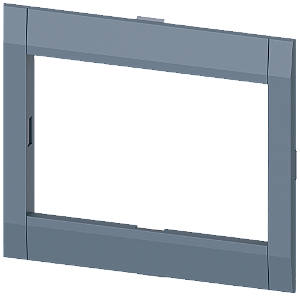 Moldura De Proteção Para Recorte Na Porta 104,6x 70,7mm Lxa Acessórios Para Disjuntor De 3 Polos Sem Acesso Etu 3VA20/21/22 Disjuntores Compactos Sentron - Um Sistema Para Todas As Aplicações 3VA9163-0SB10 Siemens