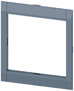 Moldura De Proteção Para Recorte Na Porta 104,6x 100,8mm Lxa Acessórios Para Disjuntor De 3 Polos Com Acesso Etu 3VA20/21/22 Disjuntores Compactos Sentron - Um Sistema Para Todas As Aplicações 3VA9163-0SB20 Siemens