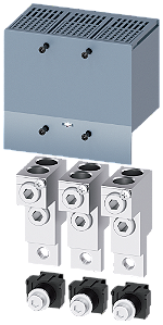Borne De Conexão Para Condutor Circular TA2 3 2 X 25 150 mm² Para 2 Cabos Com Tomada De Tensão Do Condutor Auxiliar 3 Peças Acessórios Para Unidade De Conexão/Encaixe 3VA12 Disjuntores Compactos Sentron - Um Sistema Para Todas 3VA9253-0JC22 Siemens