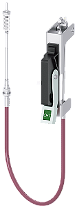 Unidade De Operação Com Tensão De Cabo Operador Maxflex Conjunto Completo Composto De Manípulo De Plástico Nema 1 12 3R Preto Desl Vermelho Lig Comprimento Do Cabo Bowden 36 0,9 M Mecanismo De Comutação Acessórios Para 3VA52 3VA9277-0CK12 Siemens