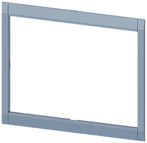 Moldura De Proteção Para Recorte Na Porta 200,3 X 150,8 Mm Lxa Acessórios Para Disjuntor De 3 Polos Sem Acesso Tmtu/Etu 3VA15/25/26 Disjuntores Compactos Sentron - Um Sistema Para Todas As Aplicações 3VA9503-0SB10 Siemens