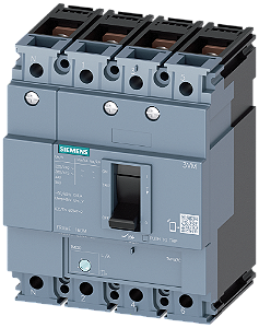 Disjuntor Iec Frame 160 Classe Da Capacidade De Comutação N Icu 25kA 415V De 4 Polos Proteção De Instalações TM220 Atfm In 32A Proteção Contra Sobrecarga Ir 22A 32A Proteção Contra Curto-Circuito Ii 10 X In Condutor N Não 3VM1132-3EE42-0AA0 Siemens