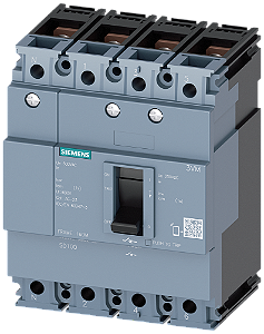 Seccionador De Corte Em Carga Iec Frame 160 De 4 Polos SD100 In 63A Sem Proteção Contra Sobrecarga Sem Proteção Contra Curto-Circuito Conexão Roscada Plana 3VM1163-1AA42-0AA0 Siemens