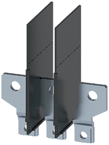 Barra Larga Frontal 3P 3VM9153-0QC00 SIEMENS