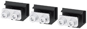 Conexões Principais Lado Frontal 3pçs Para Interruptor De Montagem Fixa Acessórios Para Disjuntor 3WL10 / 3VA27 Acessórios E Peças Sobressalentes Para Disjuntores Abertos 3WL10 Até 1250 A Também 3VA27 - 1600 A Os Acessórios E As 3VW9011-0AL01 Siemens
