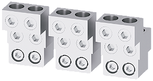 Borne De Conexão Para Condutor Circular Adaptador 4x240 Para Lado Frontal Cabo Cual De Conexão Principal 3pç Interruptor De Montagem Fixa Acessórios Para Disjuntor 3WL10 / 3VA27 Acessórios E Peças Sobressalentes Para Disjuntores 3VW9011-0AL71 Siemens