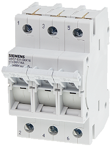 Secc Minized D01 10A 3P 5SG7631-0KK10 SIEMENS