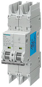 Disjuntor Da Linha 10kA De 2 Polos D 5A Conforme Ul 489-480Y/277V Disjuntor Sentron 5SJ4 De Acordo Com UL489 Para A Proteção Eficaz Do Operador E De Sistemas Em Aplicações Industriais E Na Infraestrutura Os Minidisjuntores 5SJ4 5SJ4211-8HG42 Siemens