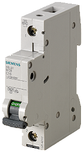 Minidisjuntor 230/400V 6kA De 1 Polo C 2A Disjuntores Sentron Para A Proteção Segura Contra Curto-Circuito E Sobrecarga Para Aplicações Padrão Em Habitações E Edifícios Montagem E Desmontagem Do Aparelho Sem Ferramenta Cablagem 5SL6102-7MB Siemens