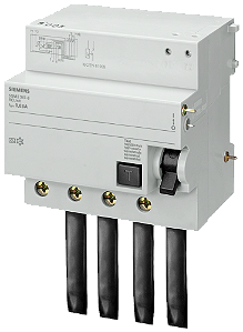 Bloco De Disjuntor De Corrente De Fuga Independente Da Tensão De Rede De 4 Polos Tipo Ca In 100 A 30 Ma Un Ca 400 V Para 5SP4 Bloco Diferencial Sentron 5SM2 Para A Combinação Com Disjuntores Da Linha Para A Proteção De Pessoas Ao 5SM2347-0 Siemens