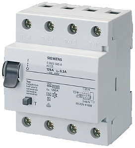 Dr 4P 125A 300Ma A Seletivo 5SM3645-8 Siemens