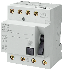 Dr 3P+N 100A 300Ma Ac 5Sm3 6480 5SM3648-0 Siemens