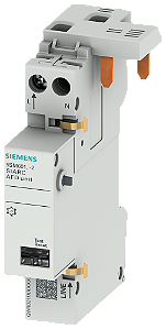 Bloco De Interruptor De Proteção Contra Incêndio Afdd 1-40A 230V Para Disjuntor 5SL60 5SY60 E Disjuntor De Corrente De Fuga Independente Da Tensão De Rede/Disjuntor 5SV1 1+N 1TE Bloco De Interruptor De Proteção Contra Incêndio 5SM6014-2 Siemens