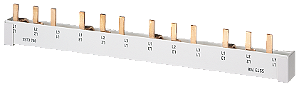 Barramento De Pino Protegido Contra Contato 16mm2 De 3 Fases+Ia 1016mm De Comprimento Cortável Sem Tampas Finais Barramento De Pernos Sentron 5ST3 Como Componente Adicional Para Dispositivos De Proteção De Corrente Residual E 5ST3712 Siemens