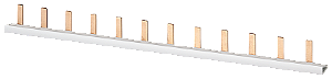 Barramento De Pino Protegido Contra Contato 10mm2 De 2 Fases+Ia 1016mm De Comprimento Cortável Sem Tampas Finais Barramento De Pernos Sentron 5ST3 Como Componente Adicional Para Dispositivos De Proteção De Corrente Residual E 5ST3737 Siemens