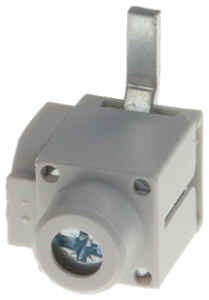 Borne De Conexão Entrada De Cabo Esquerda 690V Ca Cc 1000V 125A IP20 Sistemas De Barramento Sentron 5ST3 Como Componente Adicional Para Dispositivos De Proteção De Corrente Residual E Minidisjuntores Estes Componentes Adicionais 5ST3760-4 Siemens