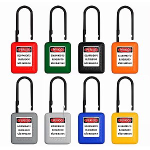 Cadeado Plast. Haste Plastica / Amarelo / 02 Ch / 38Mm / Ci Cpam240Ci Tagout