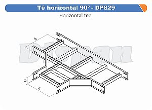 Te Para Leito Horizontal Aço Carbono 90G Raio Segmentado 320 800Mm Gf Aba Externa Alt 100Mm