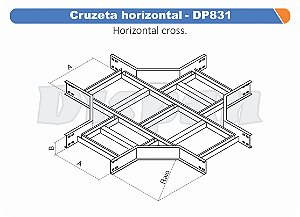 Cruzeta Para Leito Horizontal Aço Carbono Raio Segmentado 320 1100Mm Gf Aba Externa Alt 100Mm