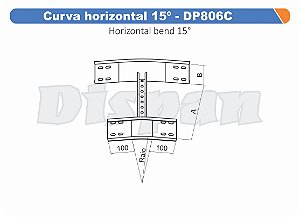 Curva Para Leito Horizontal Aço Carbono 15G Curvilineo 520 1100Mm Gf Aba Interna Alt 100Mm