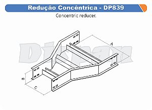 Curva Redução Concêntrica Para Leito Aço Carbono Raio Segmentado 320 1100/300Mm Gf Aba Interna Alt 100Mm