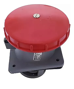Tomada Brasikon 3P+T 63A 380/440V VERMELHA SN4546 Steck
