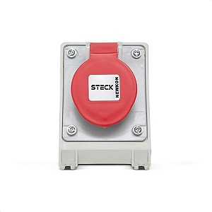 Tomada Embutir Newkon 2P+T 16A 200/250V 6H Azul Ip44 N4006 Steck