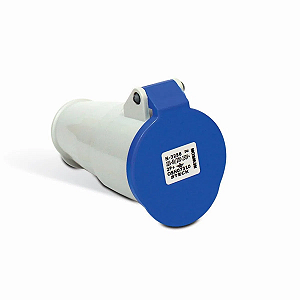 Acoplamento Newkon 2P+T 32A 200/250V 6H Az Ip44 Steck N3256 Steck